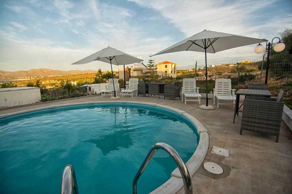 Thanasis Villa Kounoupidhianá Exterior foto